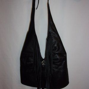 BIKER FRINGE TOP--GENTLY WORN